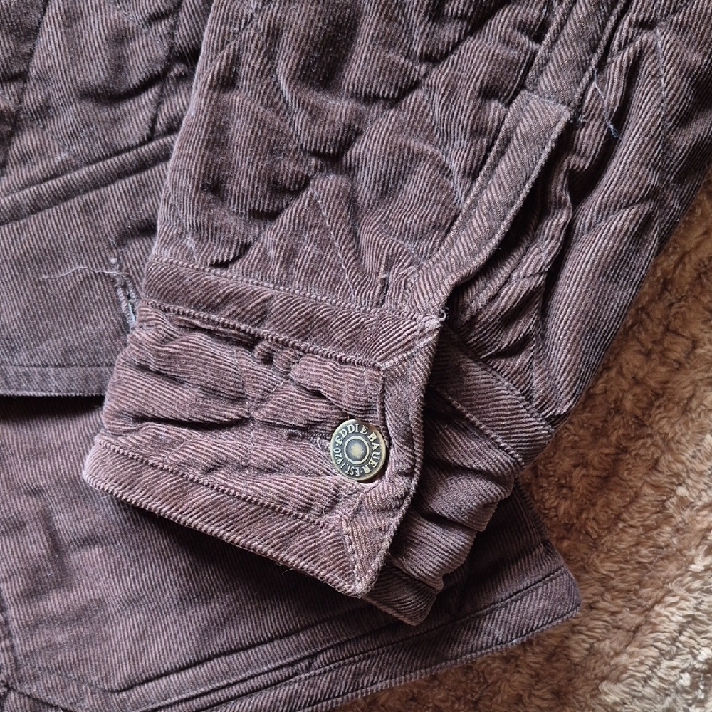 Eddie Bauer Quilted Corduroy Jacket in Dark Brown - Picture 4 of 6